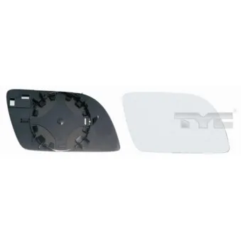 Verre de rétroviseur, rétroviseur extérieur TYC 337-0062-1