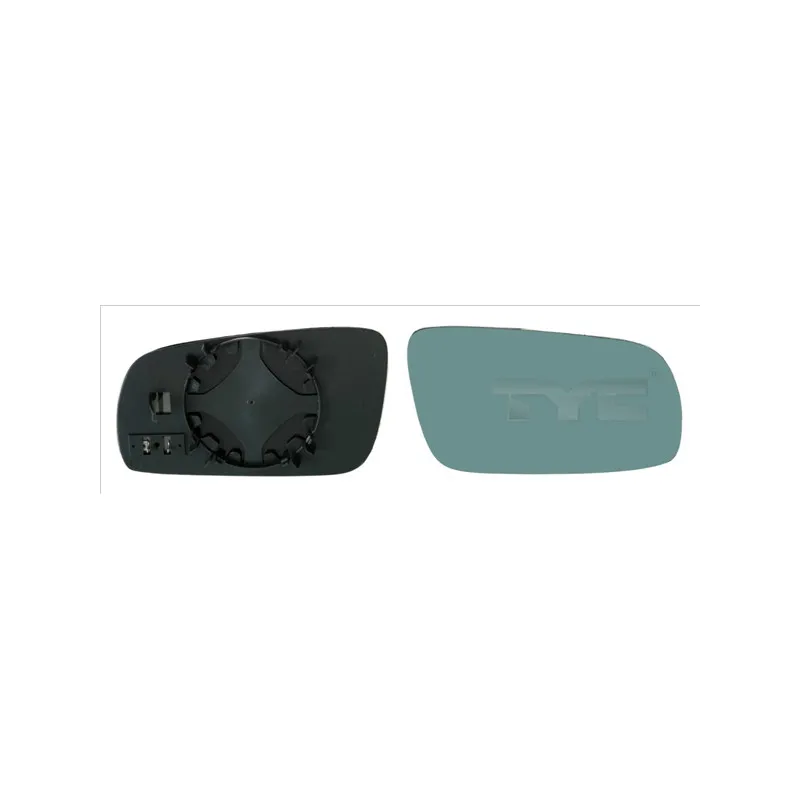 Verre de rétroviseur, rétroviseur extérieur TYC 337-0255-1
