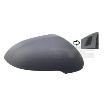 Revêtement, rétroviseur extérieur TYC 337-0278-2