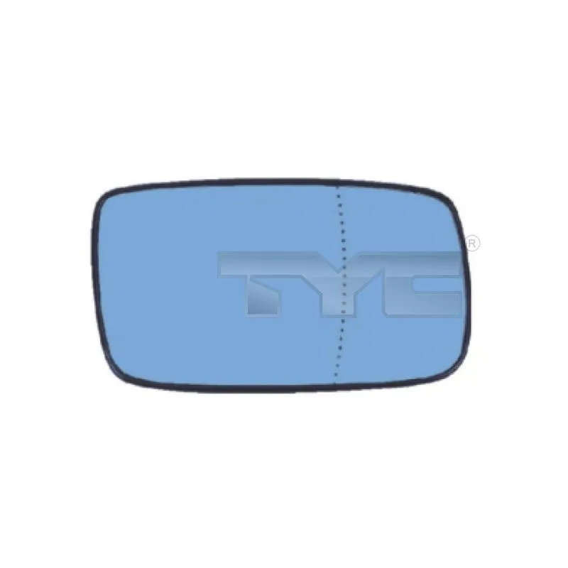 Verre de rétroviseur, rétroviseur extérieur TYC 338-0010-1