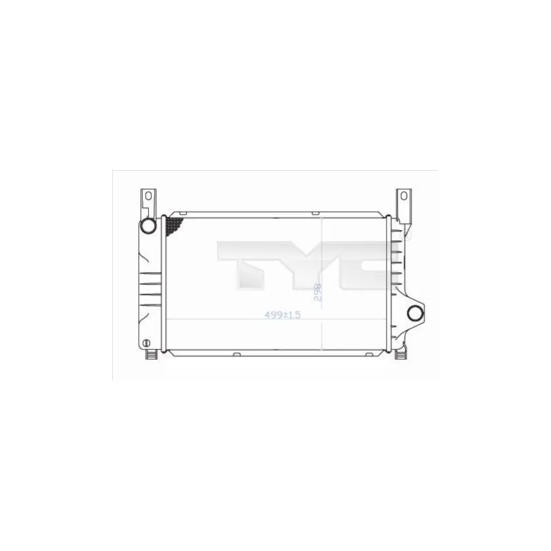 Radiateur, refroidissement du moteur TYC 710-0028