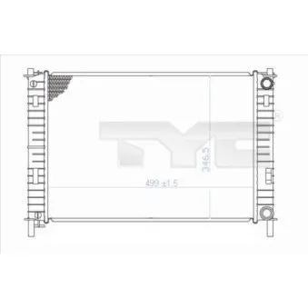 Radiateur, refroidissement du moteur TYC 710-0029