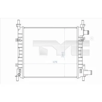 Radiateur, refroidissement du moteur TYC