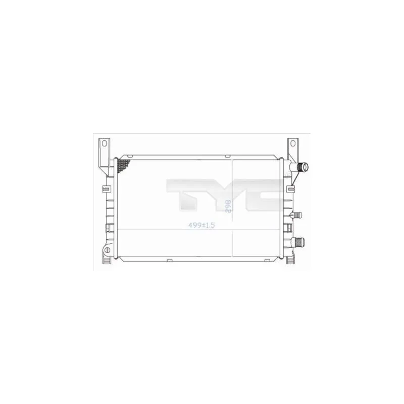 Radiateur, refroidissement du moteur TYC 710-0048