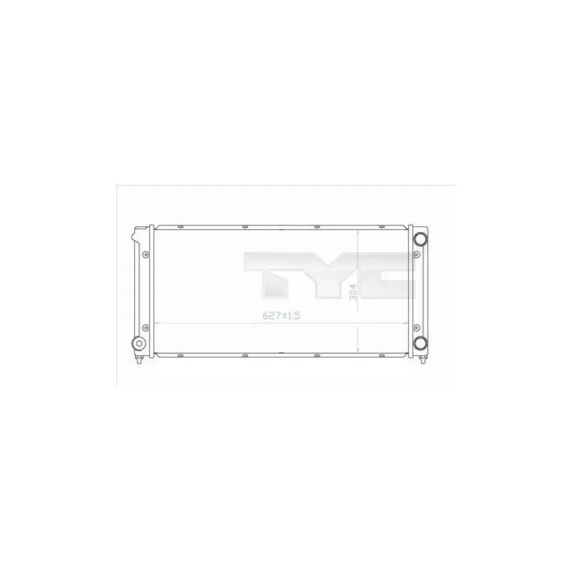 Radiateur, refroidissement du moteur TYC 737-0034