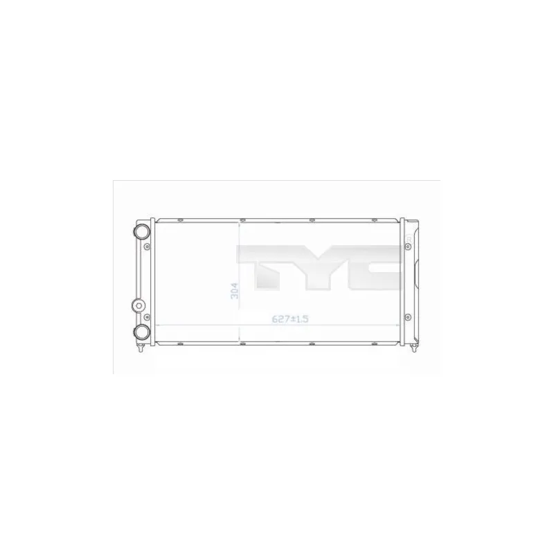 Radiateur, refroidissement du moteur TYC 737-0035