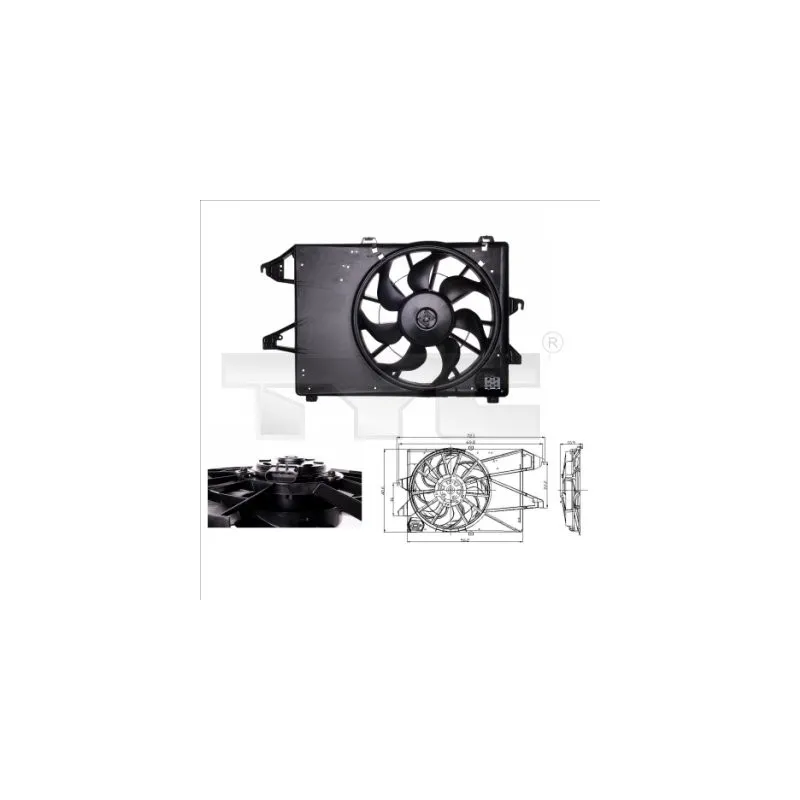Ventilateur, refroidissement du moteur TYC 810-0009