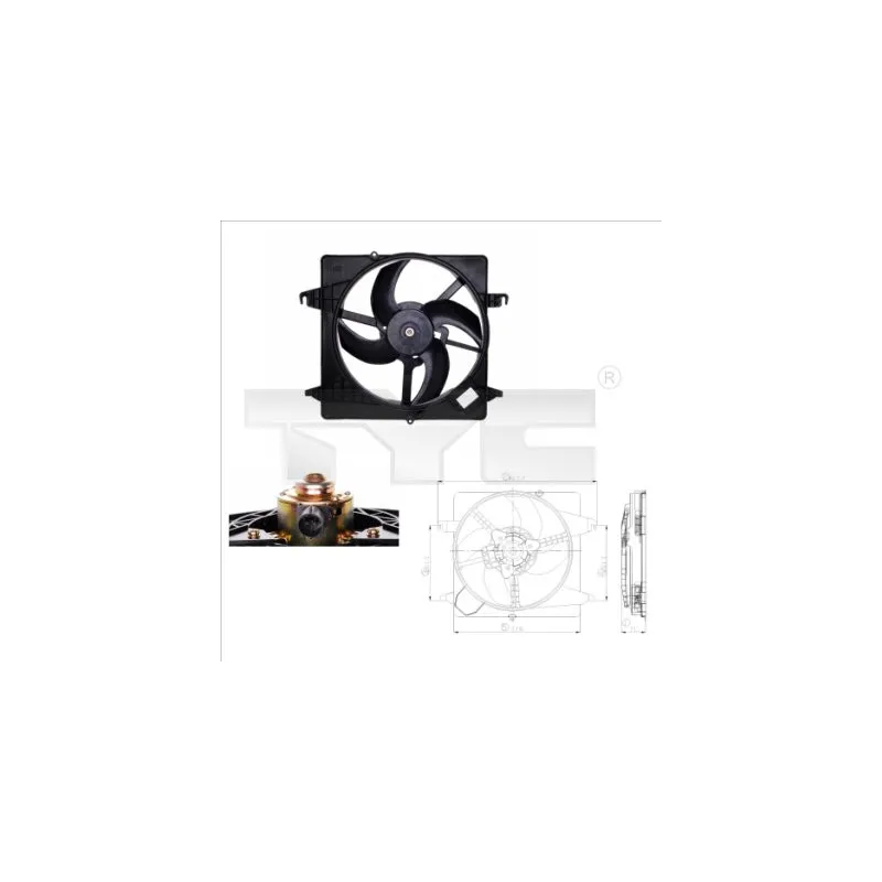 Ventilateur, refroidissement du moteur TYC 810-0013