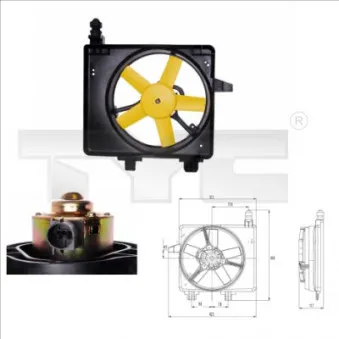 Ventilateur, refroidissement du moteur TYC 810-0031