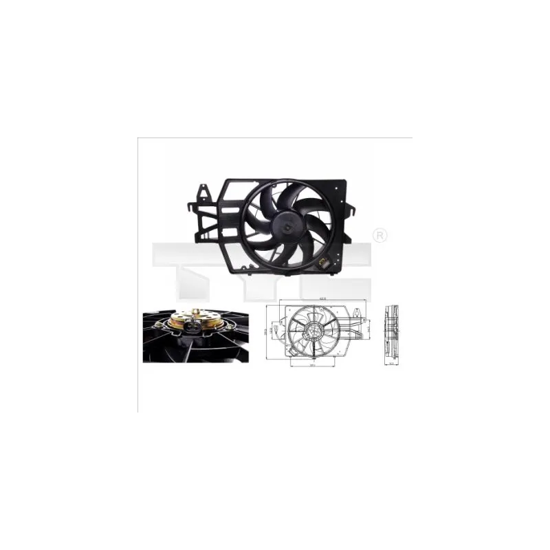 Ventilateur, refroidissement du moteur TYC 810-0038