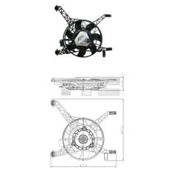 Ventilateur, refroidissement du moteur TYC 810-0041
