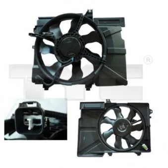 Ventilateur, refroidissement du moteur TYC 813-1003