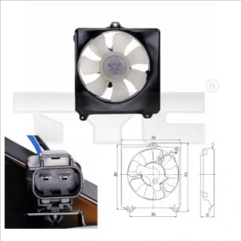 Ventilateur, refroidissement du moteur TYC