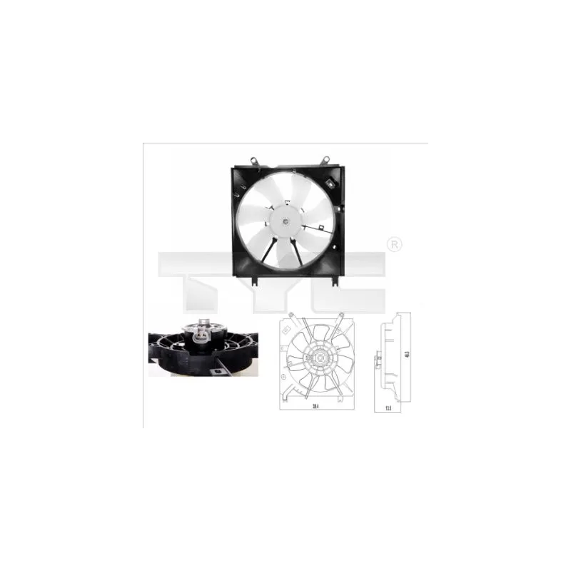 Ventilateur, refroidissement du moteur TYC 836-0010