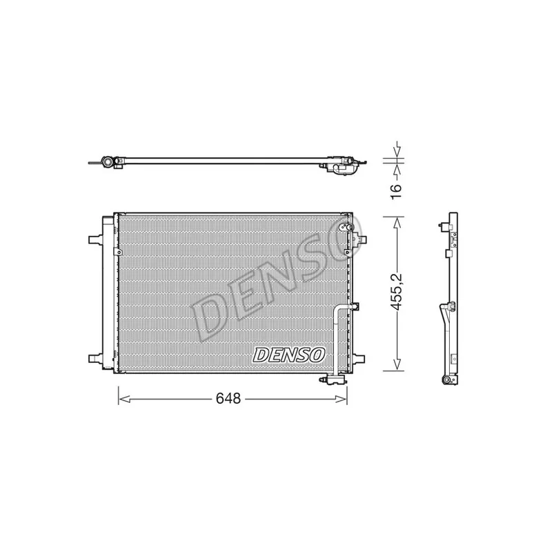 Condenseur, climatisation DENSO DCN02042