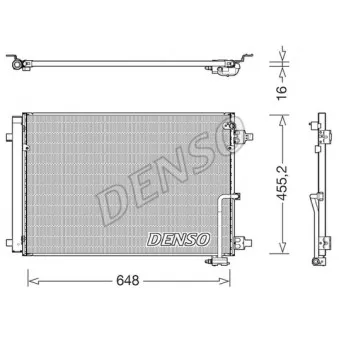 Condenseur, climatisation DENSO