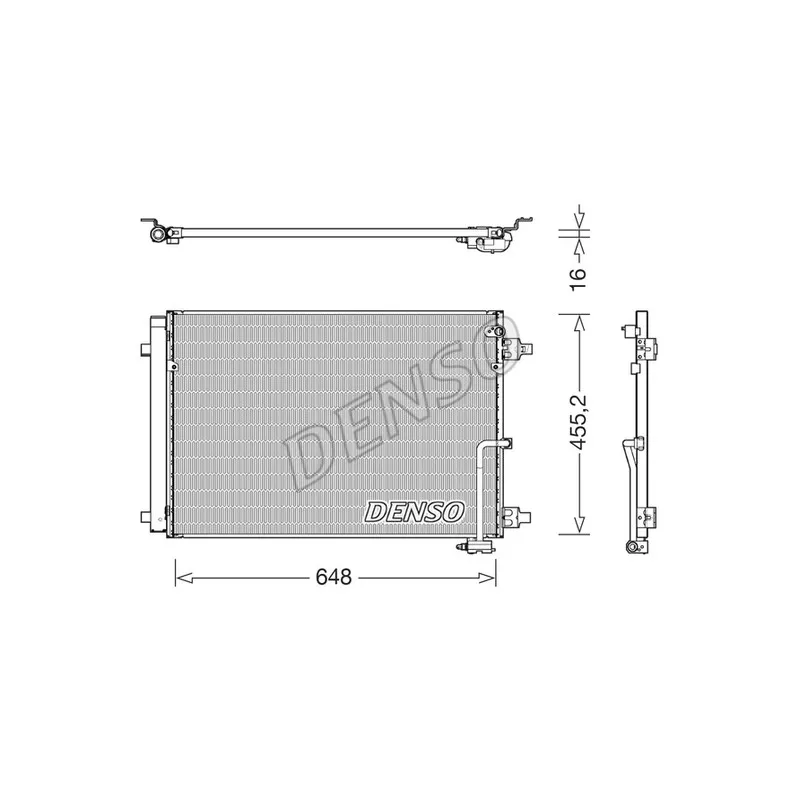 Condenseur, climatisation DENSO DCN02045
