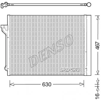 Condenseur, climatisation DENSO DCN05029