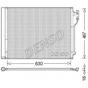 Condenseur, climatisation DENSO DCN05031