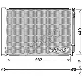 Condenseur, climatisation DENSO DCN05032