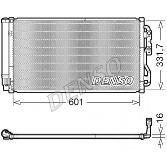 Condenseur, climatisation DENSO DCN05033