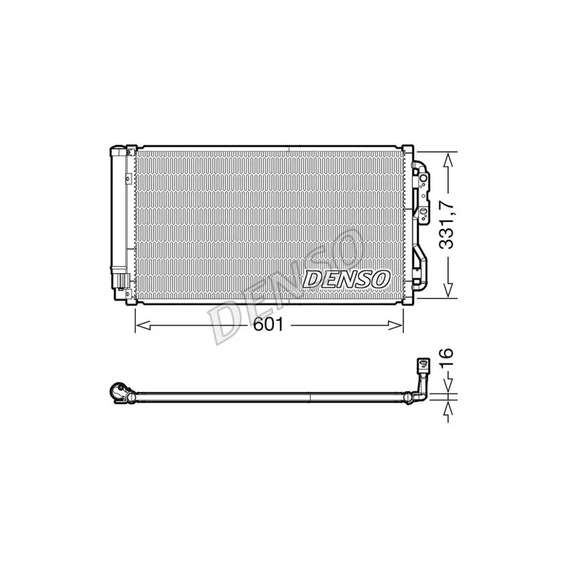 Condenseur, climatisation DENSO DCN05033