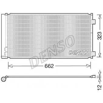 Condenseur, climatisation DENSO DCN05103