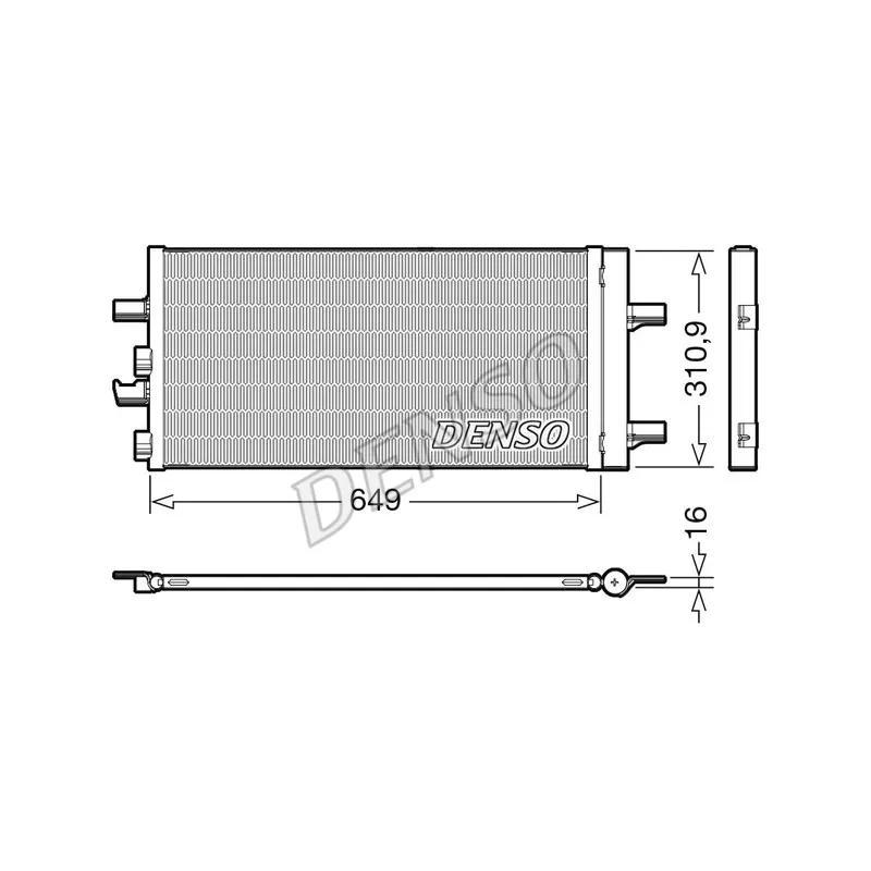 Condenseur, climatisation DENSO DCN05104