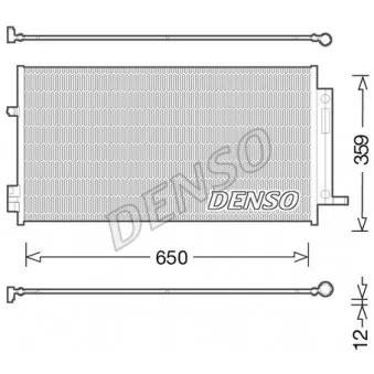 Condenseur, climatisation DENSO DCN06016