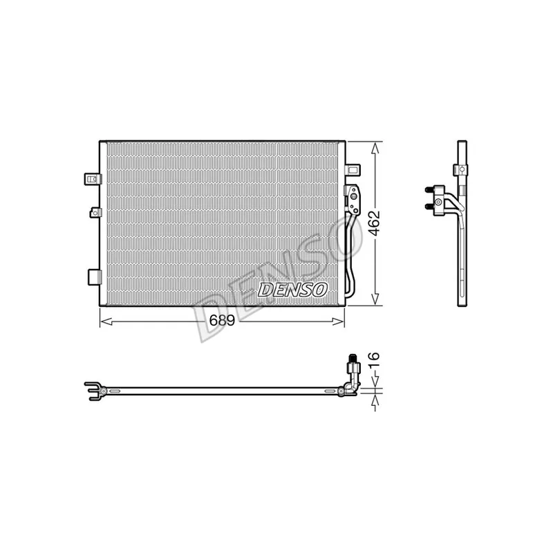 Condenseur, climatisation DENSO DCN09145