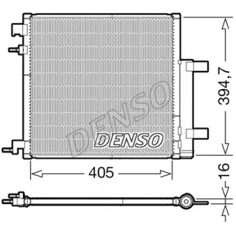 Condenseur, climatisation DENSO DCN15006