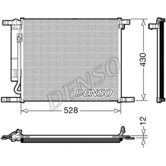 Condenseur, climatisation DENSO DCN15009