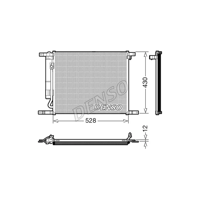 Condenseur, climatisation DENSO DCN15009