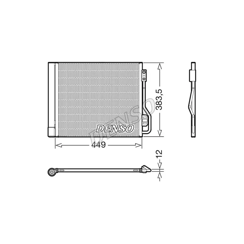 Condenseur, climatisation DENSO DCN16002