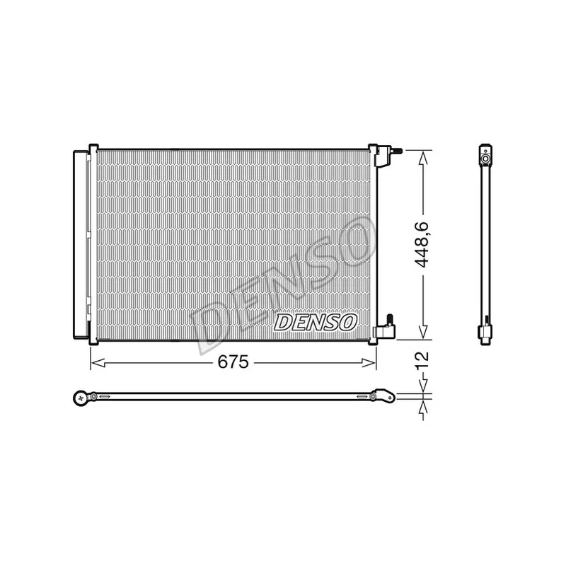Condenseur, climatisation DENSO DCN17060