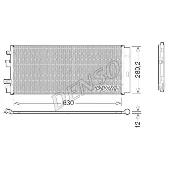 Condenseur, climatisation DENSO DCN20018