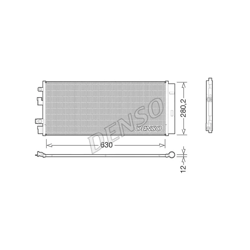 Condenseur, climatisation DENSO DCN20018