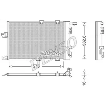 Condenseur, climatisation DENSO DCN20038