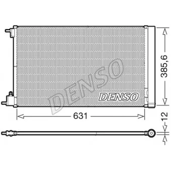 Condenseur, climatisation DENSO DCN20039