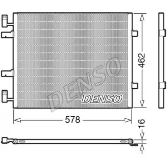 Condenseur, climatisation DENSO DCN20041