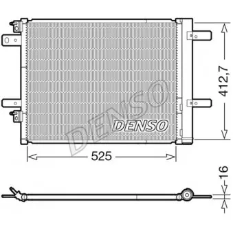 Condenseur, climatisation DENSO DCN21022