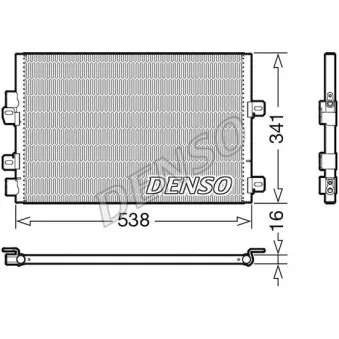 Condenseur, climatisation DENSO DCN23028