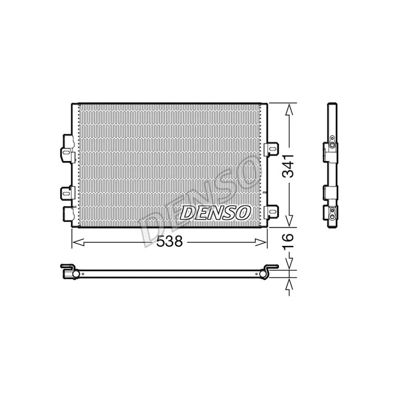 Condenseur, climatisation DENSO DCN23028