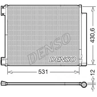 Condenseur, climatisation DENSO DCN23039