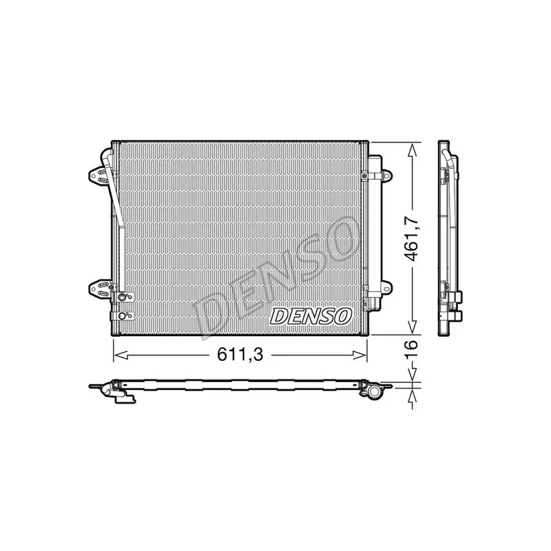 Condenseur, climatisation DENSO DCN32012
