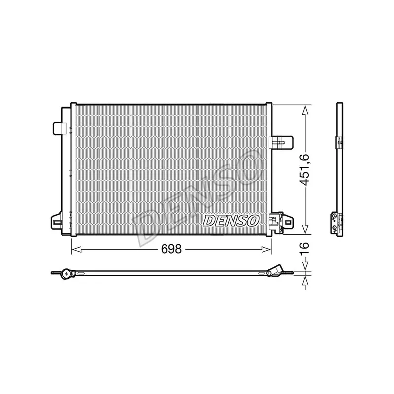 Condenseur, climatisation DENSO DCN32028