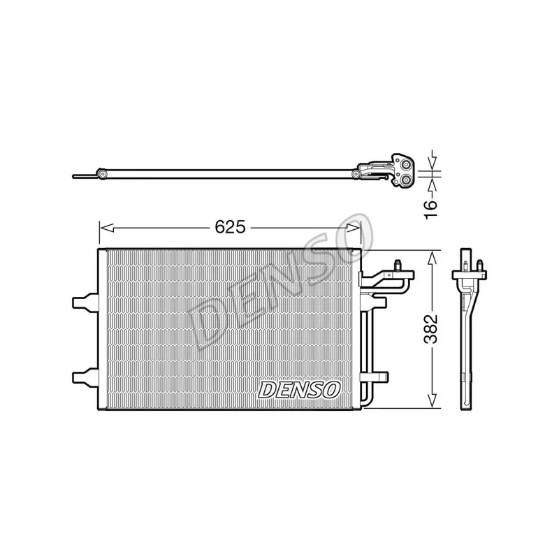 Condenseur, climatisation DENSO DCN33009