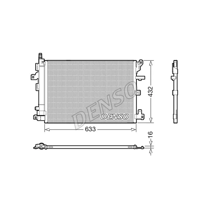 Condenseur, climatisation DENSO DCN33012