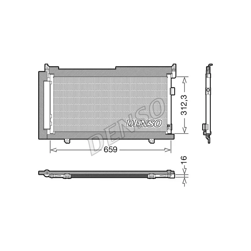 Condenseur, climatisation DENSO DCN36006