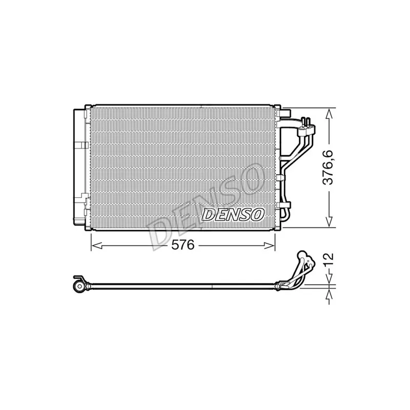 Condenseur, climatisation DENSO DCN41010